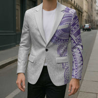 Traditional Polynesian Art Tattoos Blazer Purple Color - Polynesian Pride