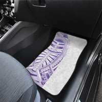 Traditional Polynesian Art Tattoos Car Mats Purple Color - Polynesian Pride
