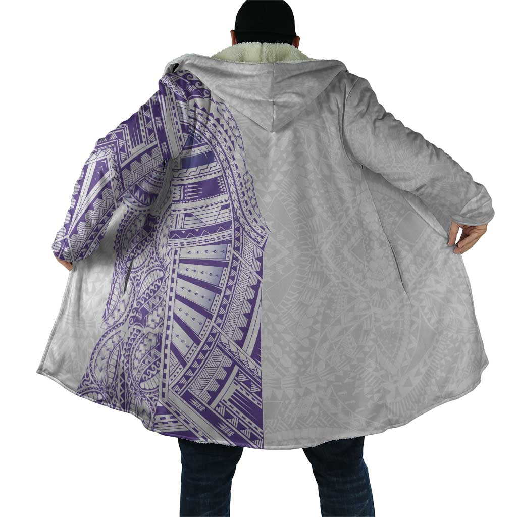 Traditional Polynesian Art Tattoos Cloak Purple Color - Polynesian Pride
