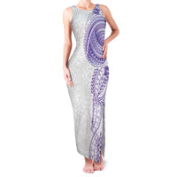 Traditional Polynesian Art Tattoos Family Matching Tank Maxi Dress and Hawaiian Shirt Purple Color - Polynesian Pride