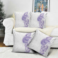 Traditional Polynesian Art Tattoos Pillow Cover Purple Color - Polynesian Pride