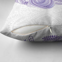 Traditional Polynesian Art Tattoos Pillow Cover Purple Color - Polynesian Pride