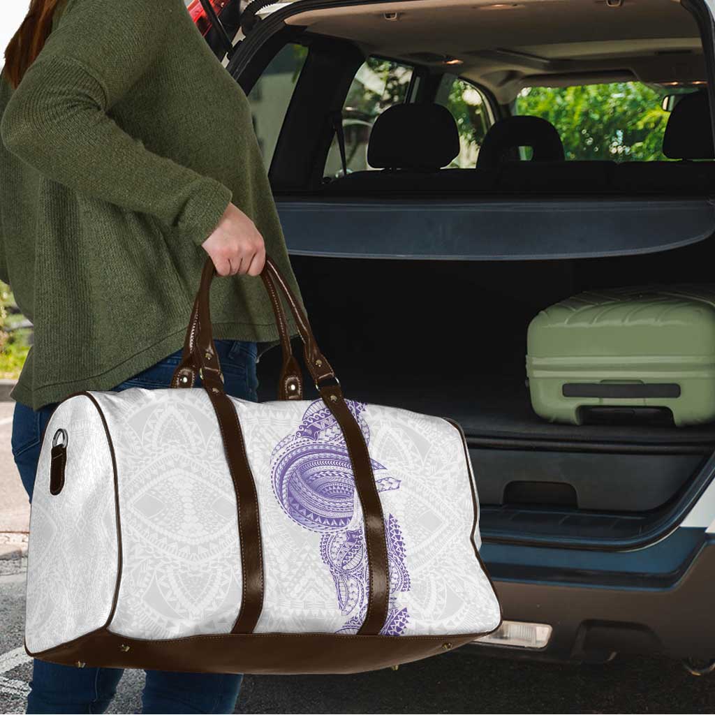 Traditional Polynesian Art Tattoos Travel Bag Purple Color - Polynesian Pride