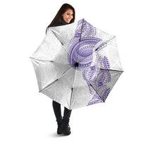 Traditional Polynesian Art Tattoos Umbrella Purple Color - Polynesian Pride