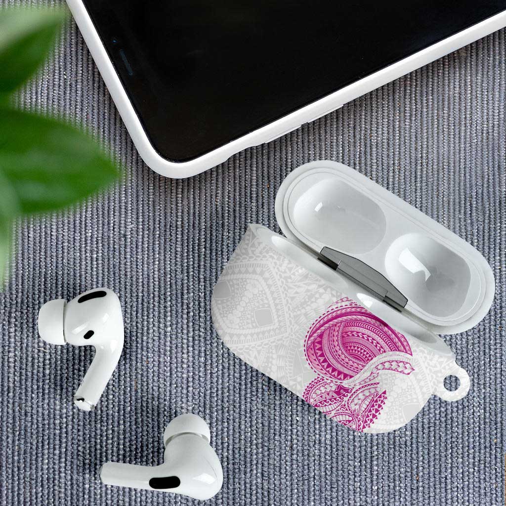 Traditional Polynesian Art Tattoos AirPods Case Pink Color - Polynesian Pride