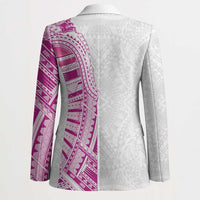 Traditional Polynesian Art Tattoos Blazer Pink Color - Polynesian Pride