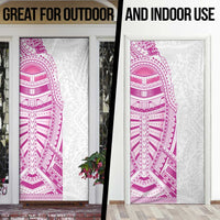 Traditional Polynesian Art Tattoos Door Cover Pink Color - Polynesian Pride