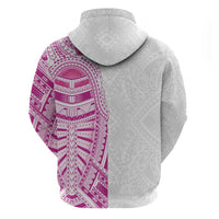 Traditional Polynesian Art Tattoos Hoodie Pink Color - Polynesian Pride