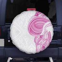 Traditional Polynesian Art Tattoos Spare Tire Cover Pink Color - Polynesian Pride