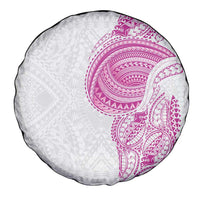 Traditional Polynesian Art Tattoos Spare Tire Cover Pink Color - Polynesian Pride