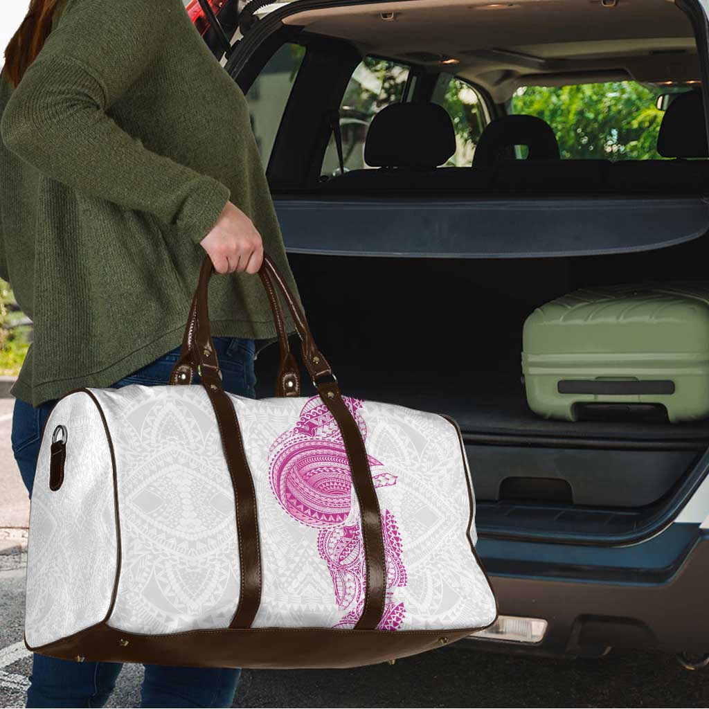 Traditional Polynesian Art Tattoos Travel Bag Pink Color - Polynesian Pride