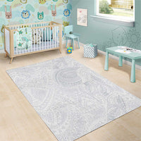 Lotu Tamaiti Area Rug Traditional Samoan Art Tattoos - Polynesian Pride