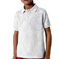 Lotu Tamaiti Kid Polo Shirt Traditional Samoan Art Tattoos - Polynesian Pride