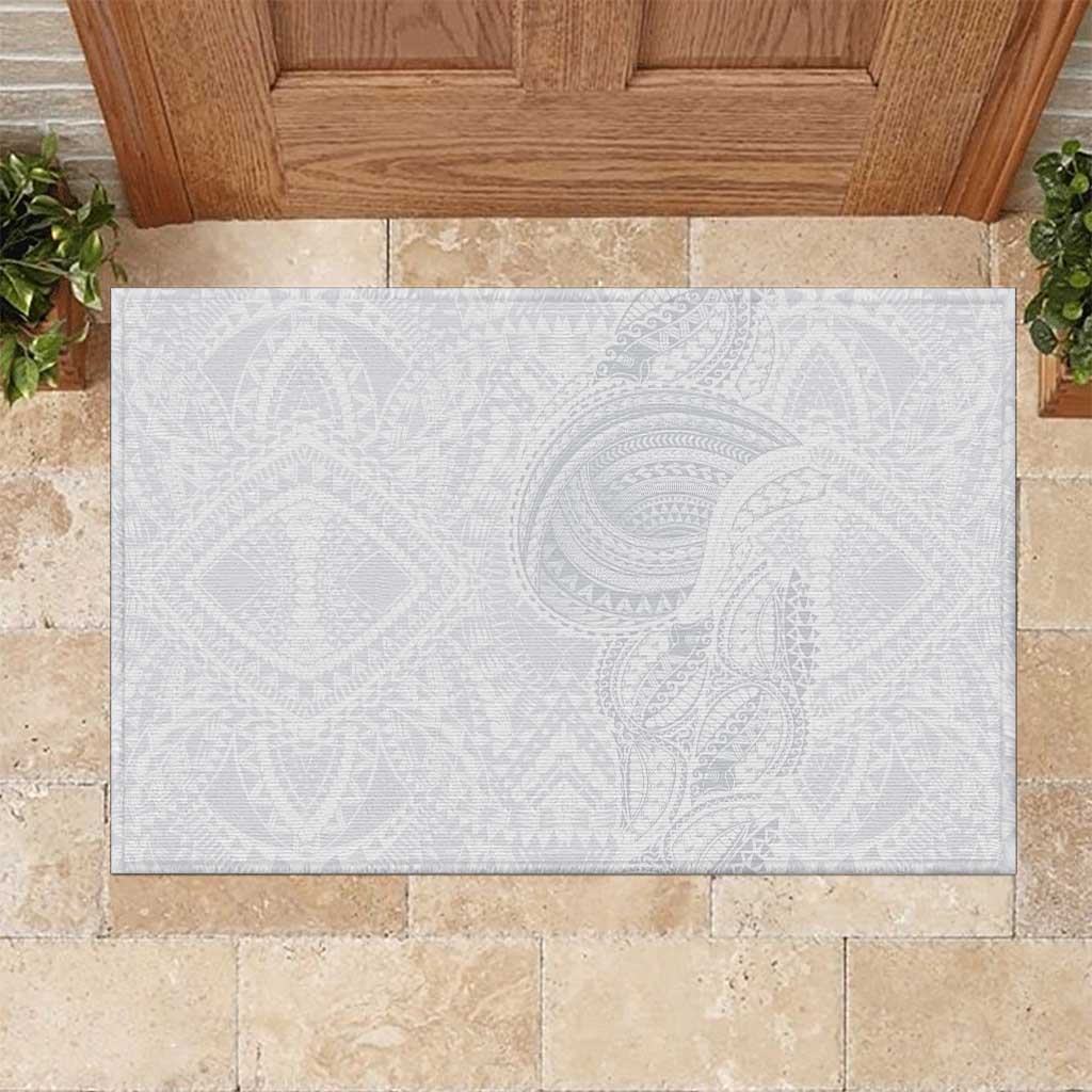 Lotu Tamaiti Rubber Doormat Traditional Samoan Art Tattoos - Polynesian Pride