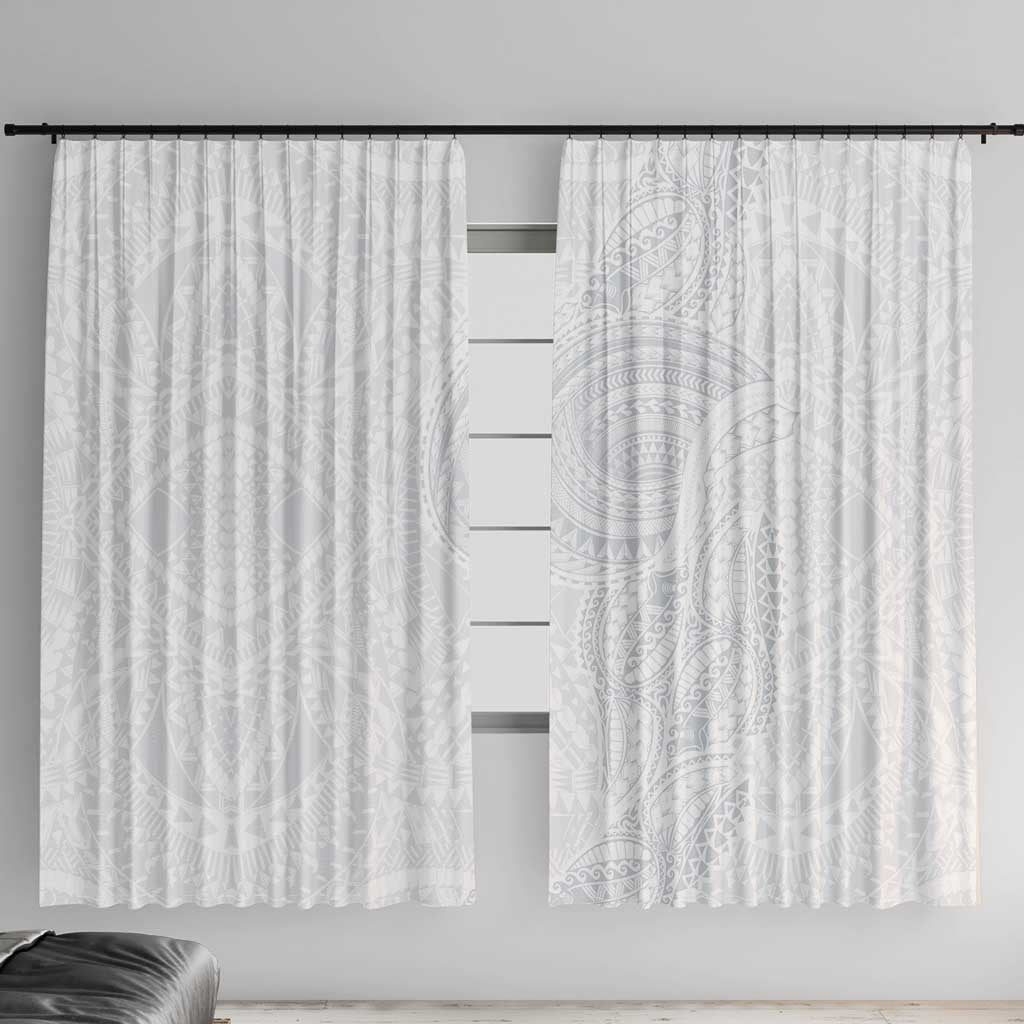 Lotu Tamaiti Window Curtain Traditional Samoan Art Tattoos - Polynesian Pride