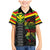 Kanaka Maoli Running Family Matching Mermaid Dress and Hawaiian Shirt Kakau Pattern with Kanaka Maoli Flag Color
