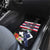 Honolulu Running Race Car Mats Hawaii Marathon Kakau Art with Hibiscus and National Flag Style