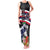 Honolulu Running Race Family Matching Tank Maxi Dress and Hawaiian Shirt Hawaii Marathon Kakau Art with Hibiscus and National Flag Style
