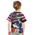 Honolulu Running Race Kid T Shirt Hawaii Marathon Kakau Art with Hibiscus and National Flag Style