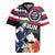 Honolulu Running Race Rugby Jersey Hawaii Marathon Kakau Art with Hibiscus and National Flag Style