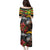 Kanaka Maoli Ikaika Warrior Family Matching Puletasi and Hawaiian Shirt Hibiscus Kakau Art and Tapa Tribal Pattern