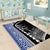 Fiji Queen Victoria School Area Rug Tapa and Polynesian Tribal Pattern Half Style LT03 - Polynesian Pride