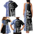 Fiji Queen Victoria School Family Matching Tank Maxi Dress and Hawaiian Shirt Tapa and Polynesian Tribal Pattern Half Style LT03 - Polynesian Pride