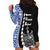 Fiji Queen Victoria School Hoodie Dress Tapa and Polynesian Tribal Pattern Half Style LT03 - Polynesian Pride