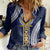 Fiji Ratu Kadavulevu School Women Casual Shirt Tapa and Polynesian Tribal Pattern LT03 Female Blue - Polynesian Pride