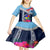 Fiji Lelean Memorial School Kid Short Sleeve Dress Tapa and Polynesian Tribal Pattern LT03 - Polynesian Pride