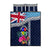 Fiji Lelean Memorial School Quilt Bed Set Tapa and Polynesian Tribal Pattern LT03 Blue - Polynesian Pride