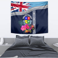 Fiji Lelean Memorial School Tapestry Tapa and Polynesian Tribal Pattern LT03 - Polynesian Pride