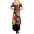 Hawaiian Sea Animals Love Couple Summer Maxi Dress Aloha Sunset Symphony