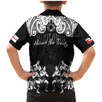 Aotearoa Waitangi Day - Toitu Te Tiriti Family Matching Mermaid Dress and Hawaiian Shirt New Zealand Honour the Treaty LT03 - Polynesian Pride