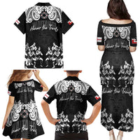 Aotearoa Waitangi Day - Toitu Te Tiriti Family Matching Puletasi and Hawaiian Shirt New Zealand Honour the Treaty