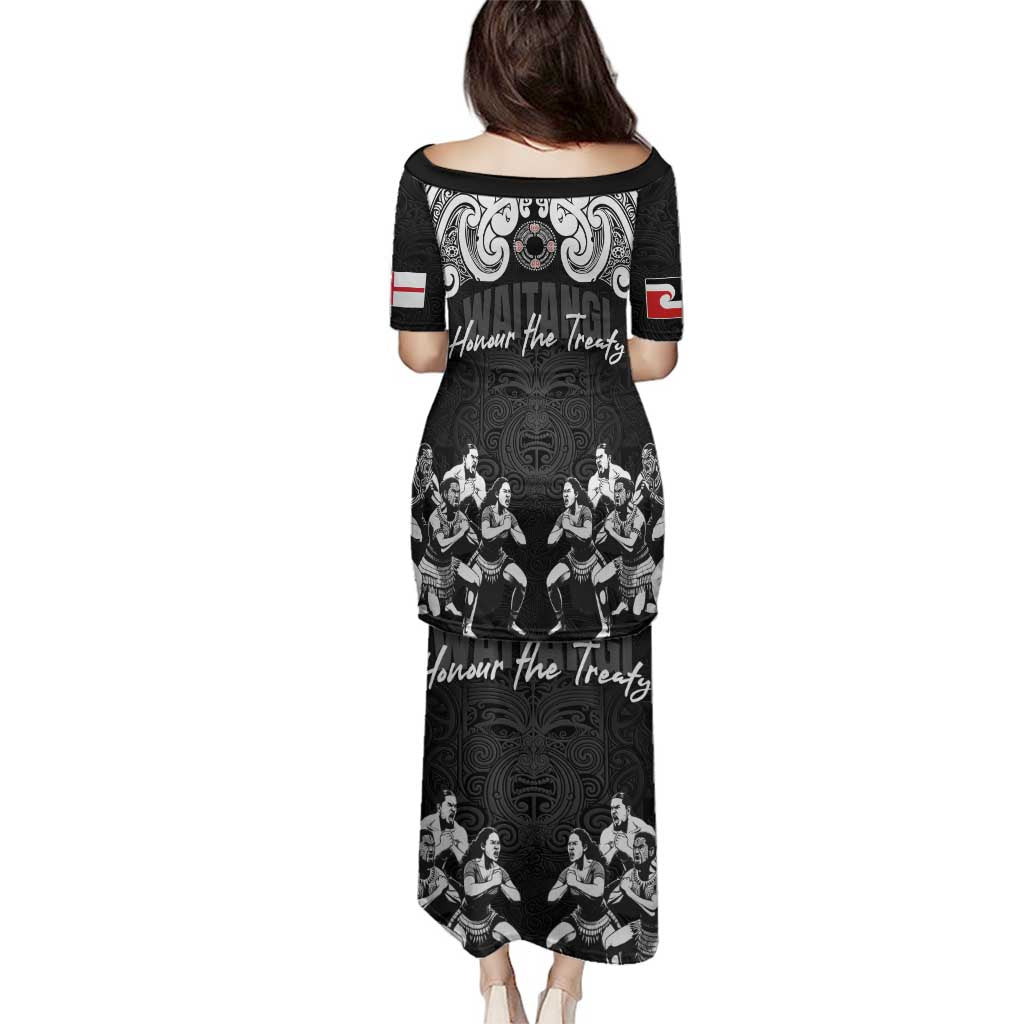 Aotearoa Waitangi Day - Toitu Te Tiriti Family Matching Puletasi and Hawaiian Shirt New Zealand Honour the Treaty