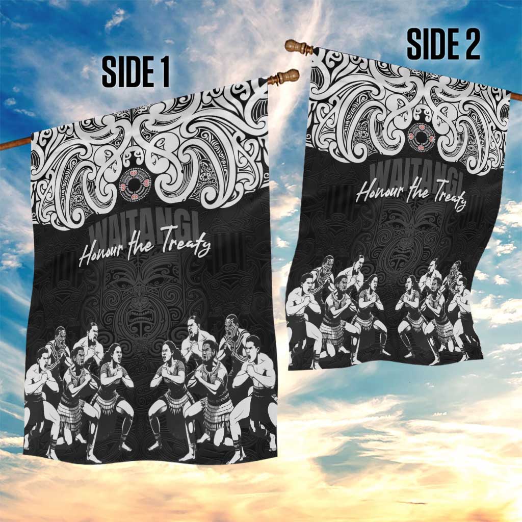 Aotearoa Waitangi Day - Toitu Te Tiriti Garden Flag New Zealand Honour the Treaty