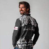 Aotearoa Waitangi Day - Toitu Te Tiriti Long Sleeve Polo Shirt New Zealand Honour the Treaty LT03 - Polynesian Pride