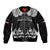 Aotearoa Waitangi Day - Toitu Te Tiriti Sleeve Zip Bomber Jacket New Zealand Honour the Treaty