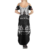 Aotearoa Waitangi Day - Toitu Te Tiriti Summer Maxi Dress New Zealand Honour the Treaty LT03 - Polynesian Pride