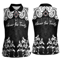 Aotearoa Waitangi Day - Toitu Te Tiriti Women Sleeveless Polo Shirt New Zealand Honour the Treaty LT03 - Polynesian Pride