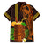 Hawaii Tiki Mask Cocktail Family Matching Long Sleeve Bodycon Dress and Hawaiian Shirt Kakau Tattoo LT03 - Polynesian Pride
