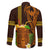Hawaii Tiki Mask Cocktail Family Matching Long Sleeve Bodycon Dress and Hawaiian Shirt Kakau Tattoo LT03 - Polynesian Pride