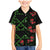 Hawaiian Green Kakau Art Tattoo-Ohia Lehua and Taro Leaves Family Matching Mermaid Dress and Hawaiian Shirt