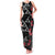 Hawaiian White Kakau Art Tattoo-Ohia Lehua and Taro Leaves Family Matching Tank Maxi Dress and Hawaiian Shirt