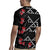 Hawaiian White Kakau Art Tattoo-Ohia Lehua and Taro Leaves Rugby Jersey