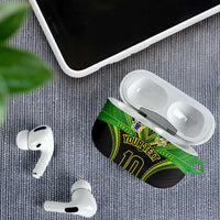 Custom Cook Islands Rugby AirPods Case Tatau Art Sport Style Black Color LT03 - Polynesian Pride