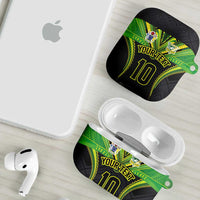 Custom Cook Islands Rugby AirPods Case Tatau Art Sport Style Black Color LT03 - Polynesian Pride