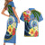 Micronesia Constitution Day Couples Matching Short Sleeve Bodycon Dress and Hawaiian Shirt Hibiscus and Tapa Tribal Pattern LT03 - Polynesian Pride