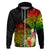 Polynesia Victory Day Hoodie Tribal Turtle and Hibiscus LT03 Zip Hoodie Reggae - Polynesian Pride